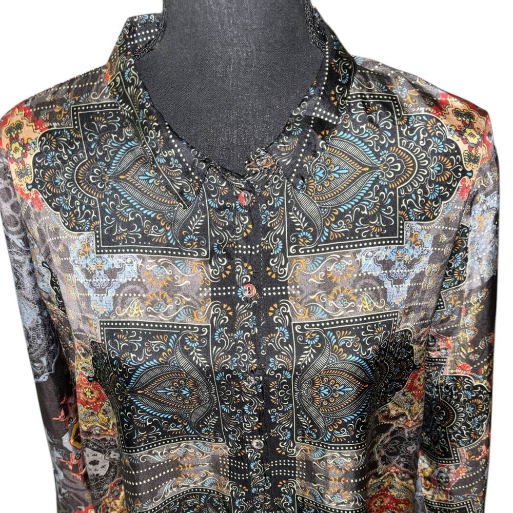 Johnny Was Mumbai Della Tunic Size XL - Picture 4 of 9